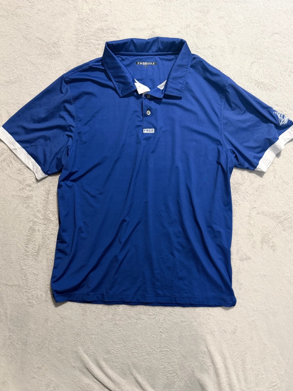 Tour Blue Short-Sleeve Golf Polo